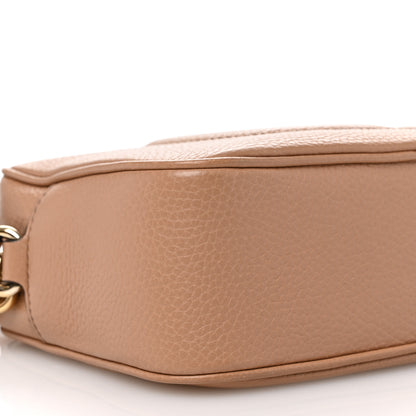 Gucci Pebbled Calfskin Small Soho Disco Bag Rose Beige 9 of 13