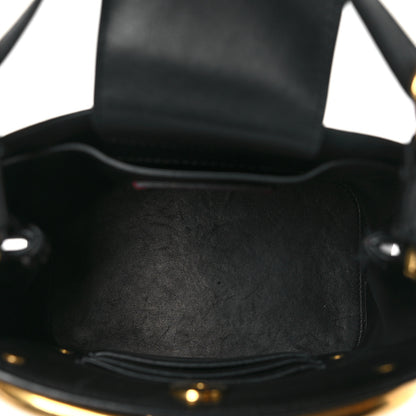 Valentino Garavani Smooth Calfskin Supervee Top Handle Bag Black 5 of 12