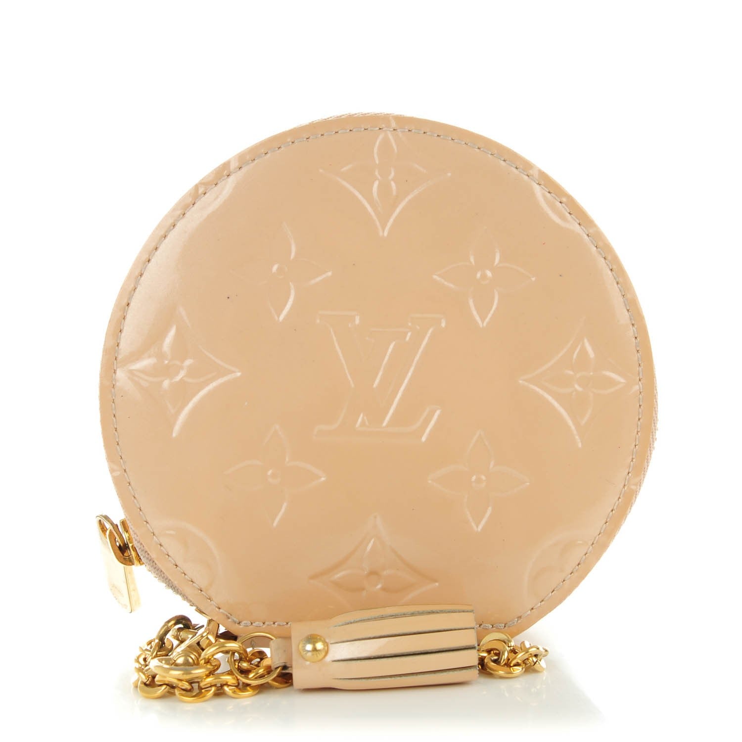 Louis Vuitton Vernis Chapeau Coin Purse Rose Florentin 1 of 7