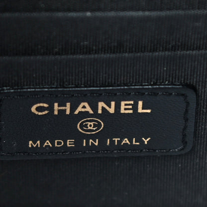 Chanel Lambskin Quilted Mini Trendy CC Clutch With Chain Black 6 of 11