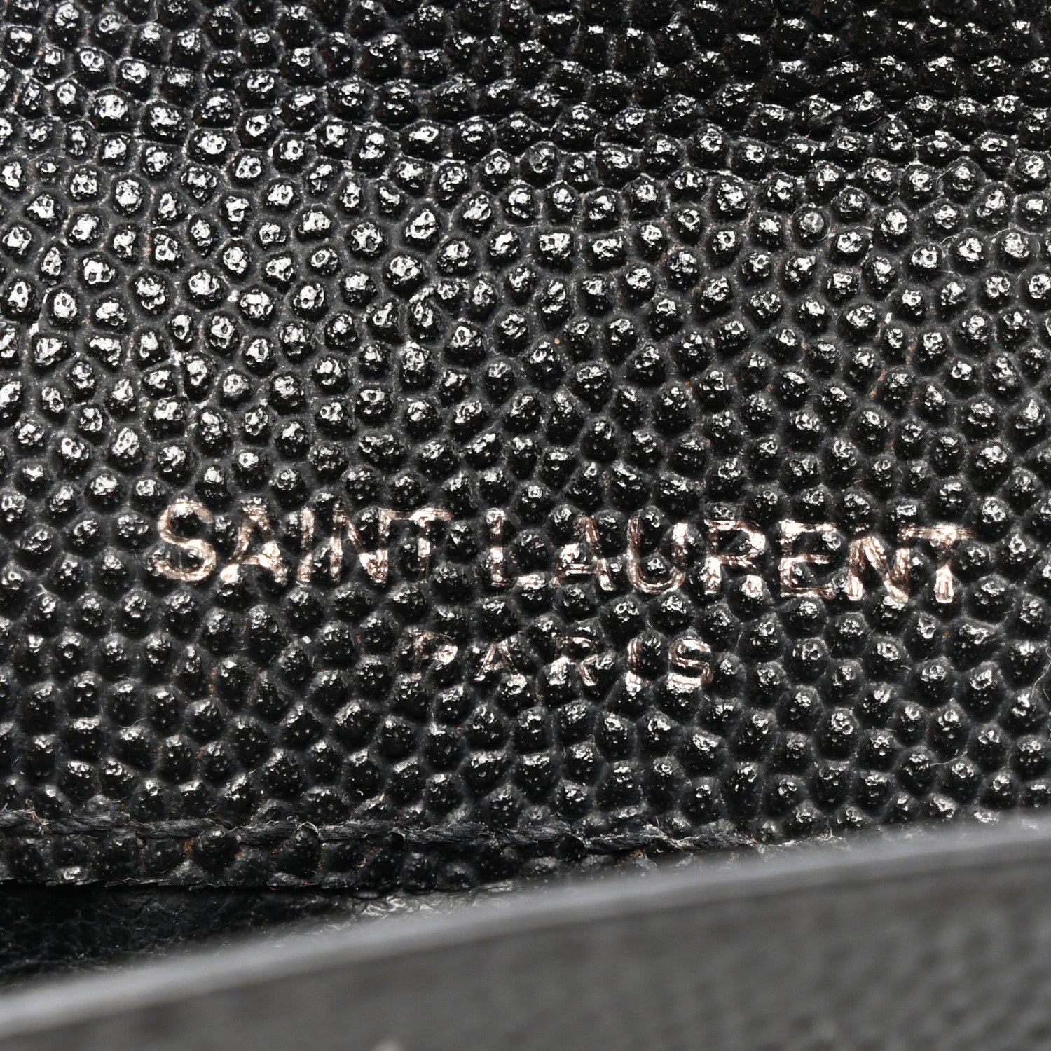 Saint Laurent Grain de Poudre Uptown Card Holder Black 6 of 8