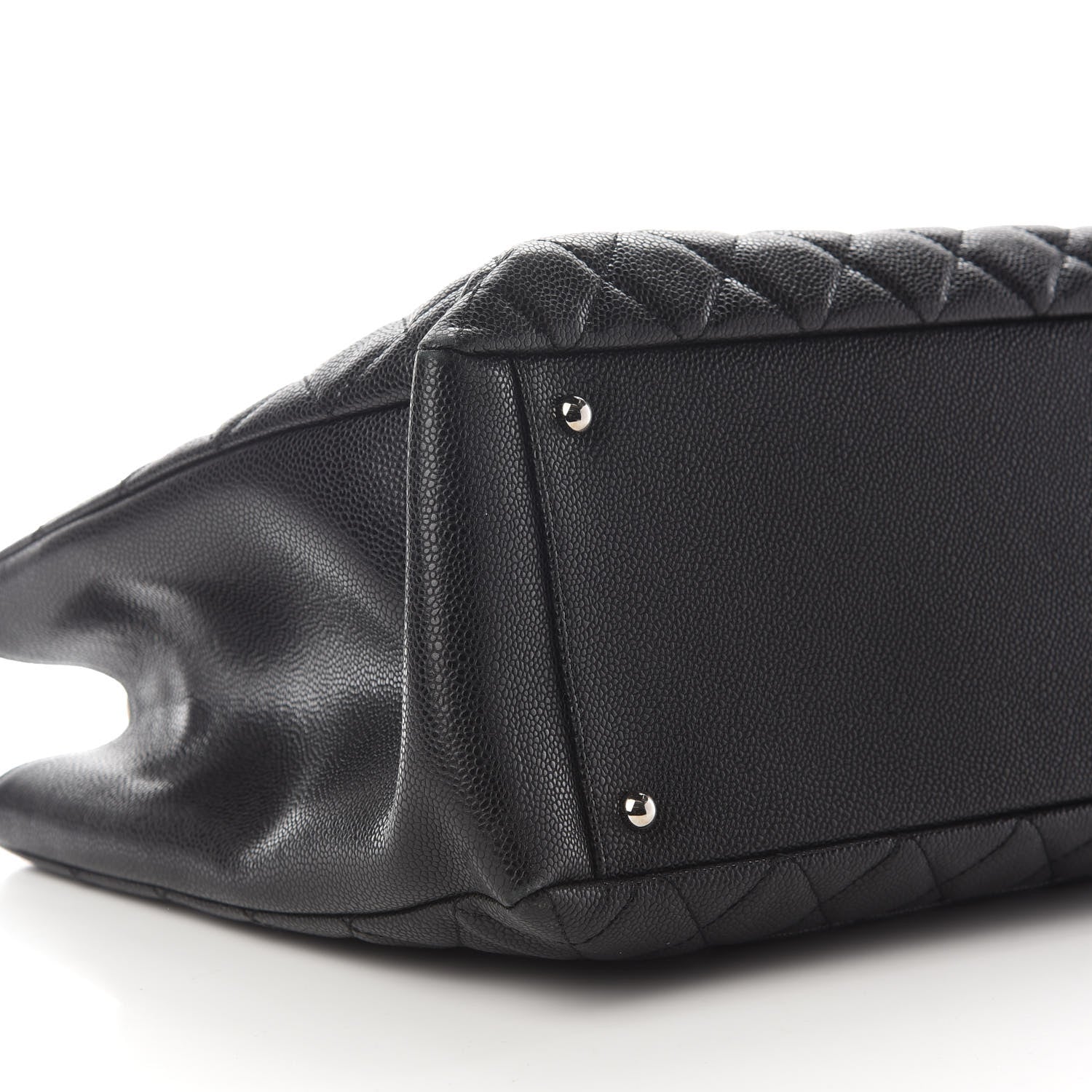 Chanel Caviar Quilted XL Grand Shopping Tote GST Black 8 of 10