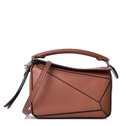 Loewe Calfskin Mini Puzzle Bag Tan 1 of 10