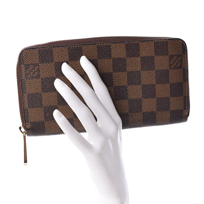 Louis Vuitton Damier Ebene Zippy Wallet 2 of 9