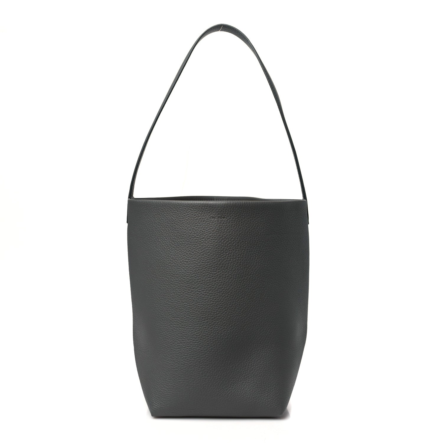 The Row Grained Calfskin Medium N/S Park Tote Elephant 1 of 10