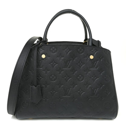 Louis Vuitton Empreinte Montaigne MM Black 1 of 10