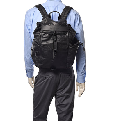 Louis Vuitton Calfskin Monogram Shadow Discovery Backpack Black 2 of 9