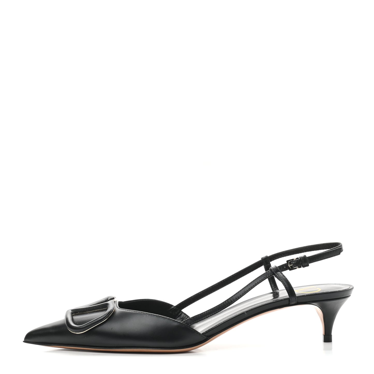 Calfskin Tonal Vlogo Slingback 40mm Pumps 37.5 Black