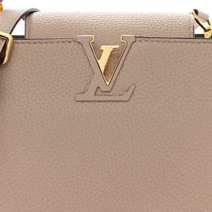Louis Vuitton Taurillon Capucines BB Galet 7 of 9