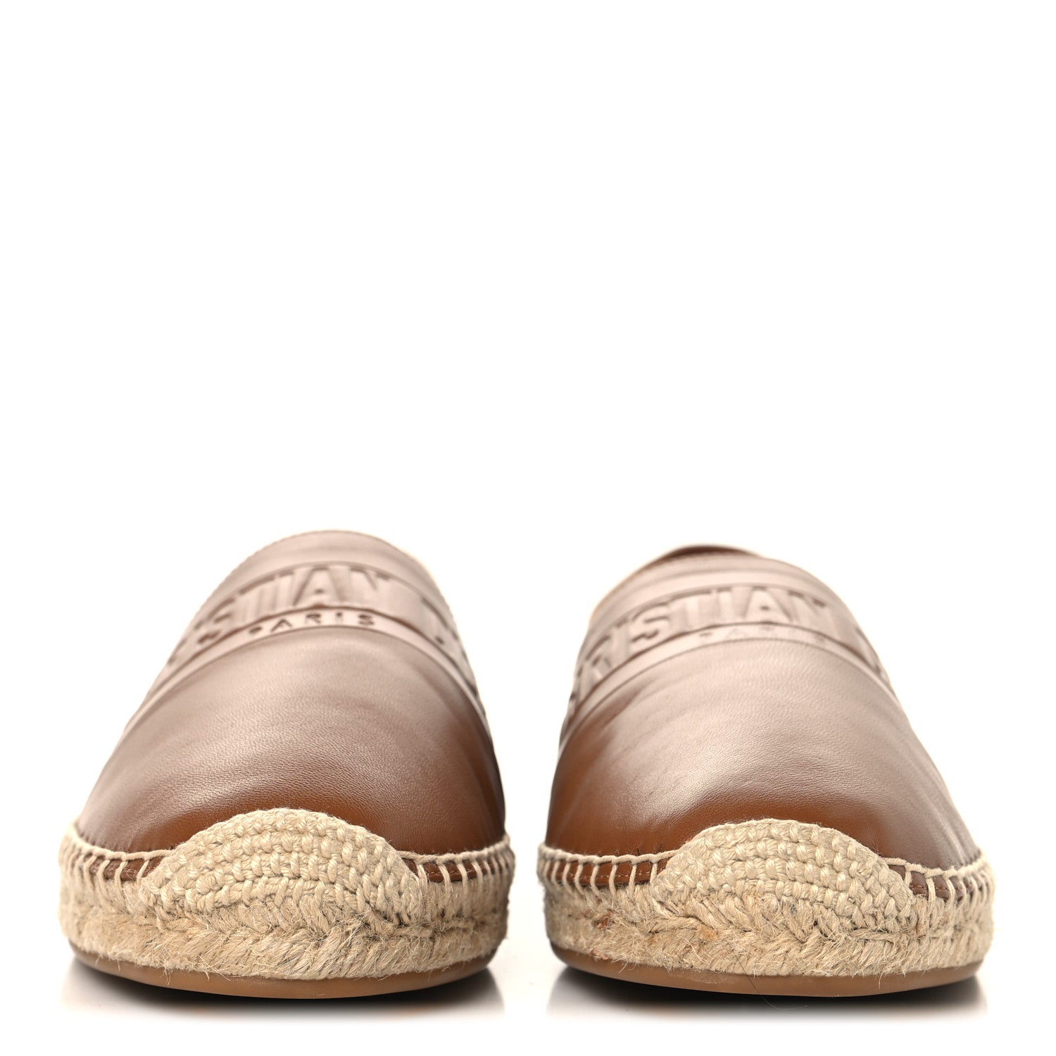 Christian Dior Lambskin Granville Espadrille 40 Golden Saddle 3 of 10