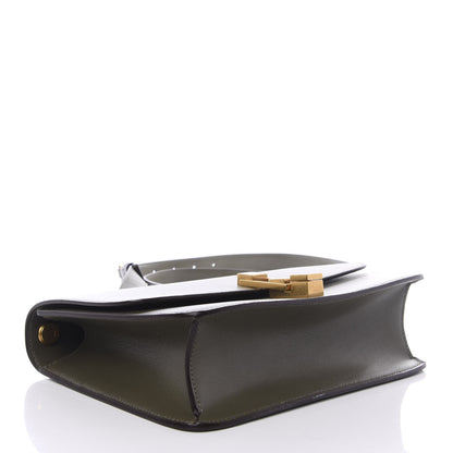 Saint Laurent Smooth Calfskin Carre Satchel Khaki 3 of 8