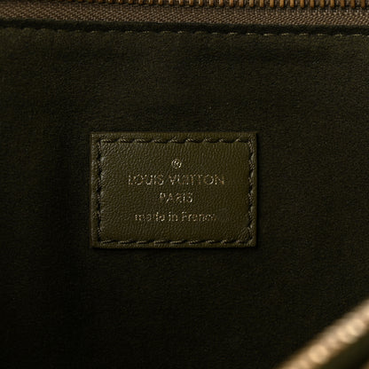 Louis Vuitton Lambskin Embossed Monogram Coussin MM Khaki 10 of 19