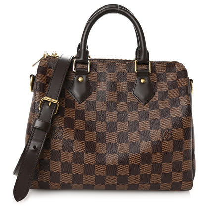Louis Vuitton Damier Ebene Speedy Bandouliere 25 1 of 10