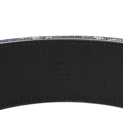 Gucci New Denim Interlocking G Belt 105 42 Dark Blue 3 of 6