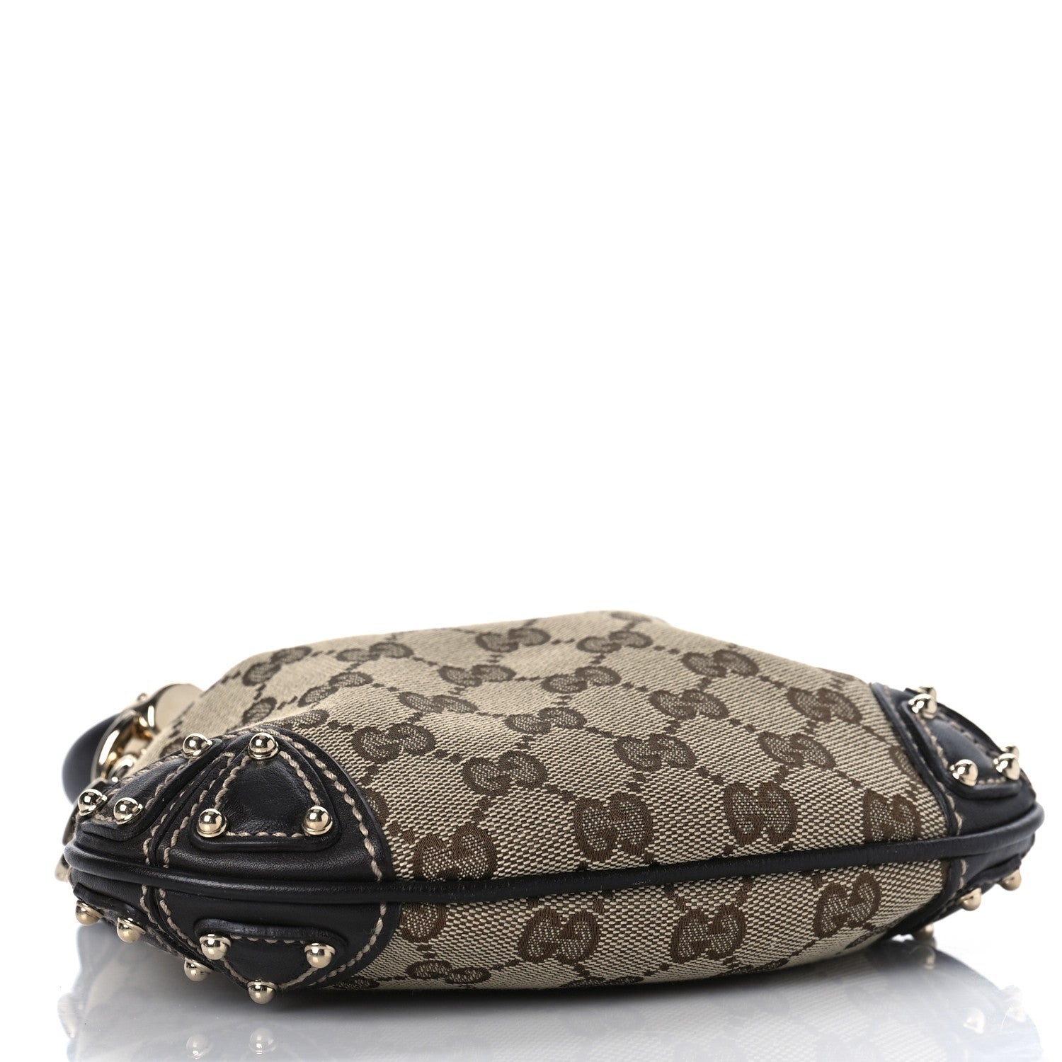 Gucci Monogram Mini Indy Top Handle Bag Dark Brown 4 of 9