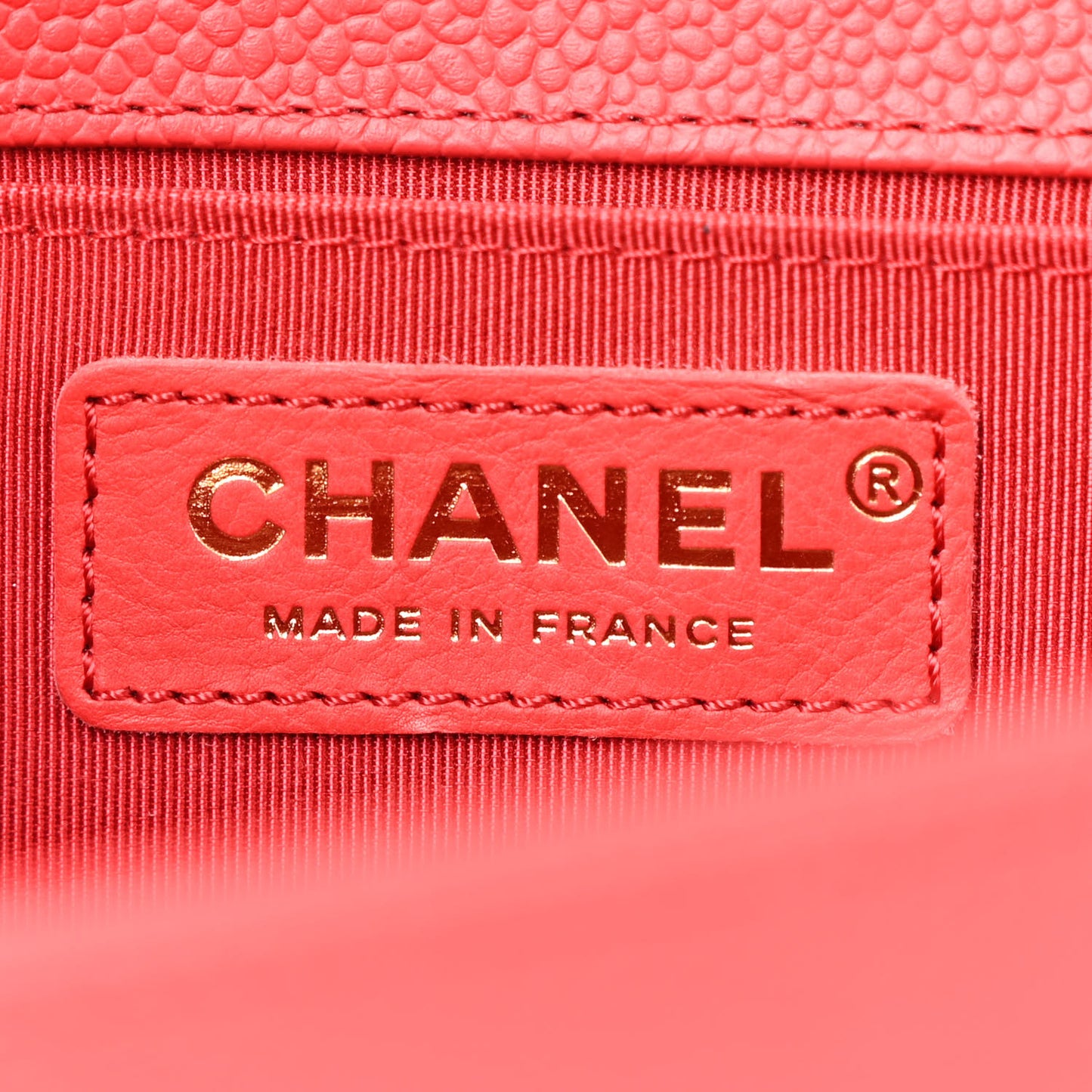 Caviar Quilted Medium Boy Flap Dark Pink