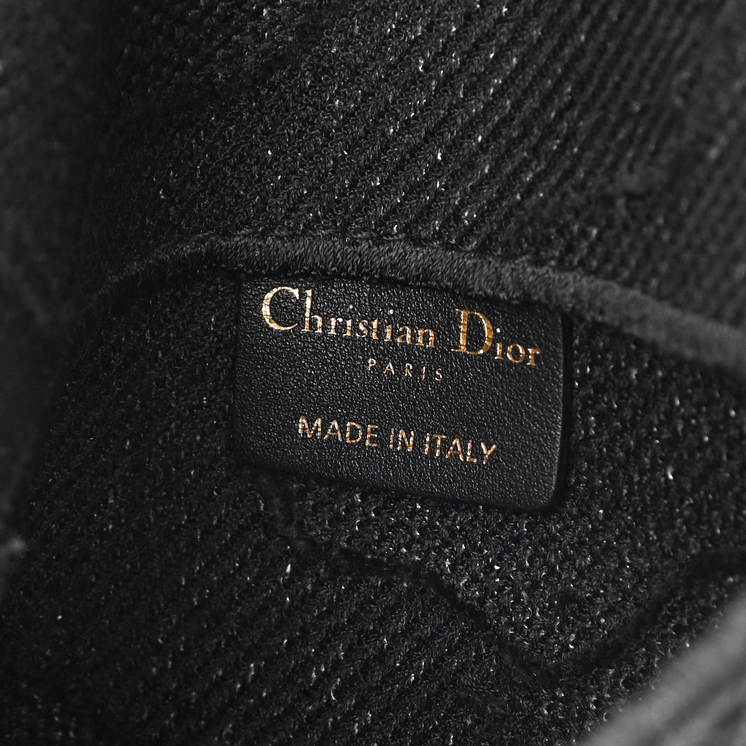 Christian Dior Canvas Embroidered Camouflage Saddle Belt Bag Black 6 of 8