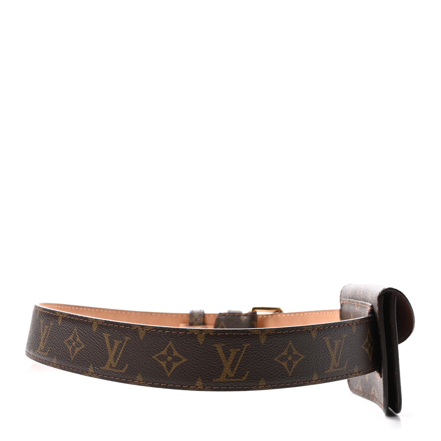 Louis Vuitton Monogram Ceinture Pochette Solo Belt 90 36 2 of 14