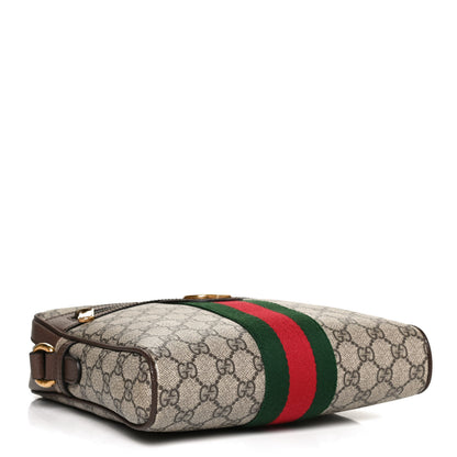 Gucci GG Supreme Monogram Web Small Ophidia Messenger Bag Brown 4 of 11