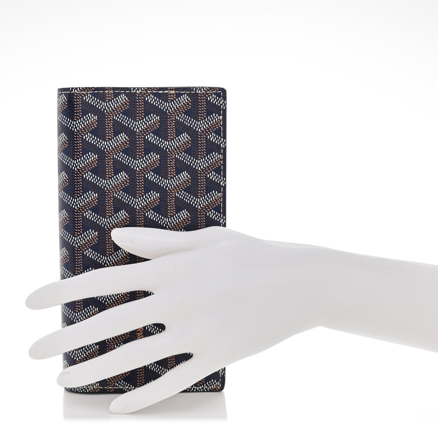 Goyard Goyardine Saint-Lambert Wallet Navy 2 of 9
