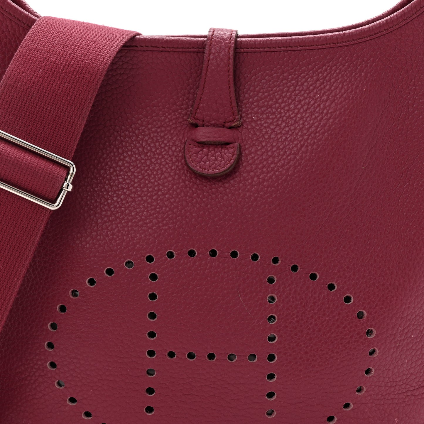 Taurillon Clemence EVELYNE III PM Rouge Grenat