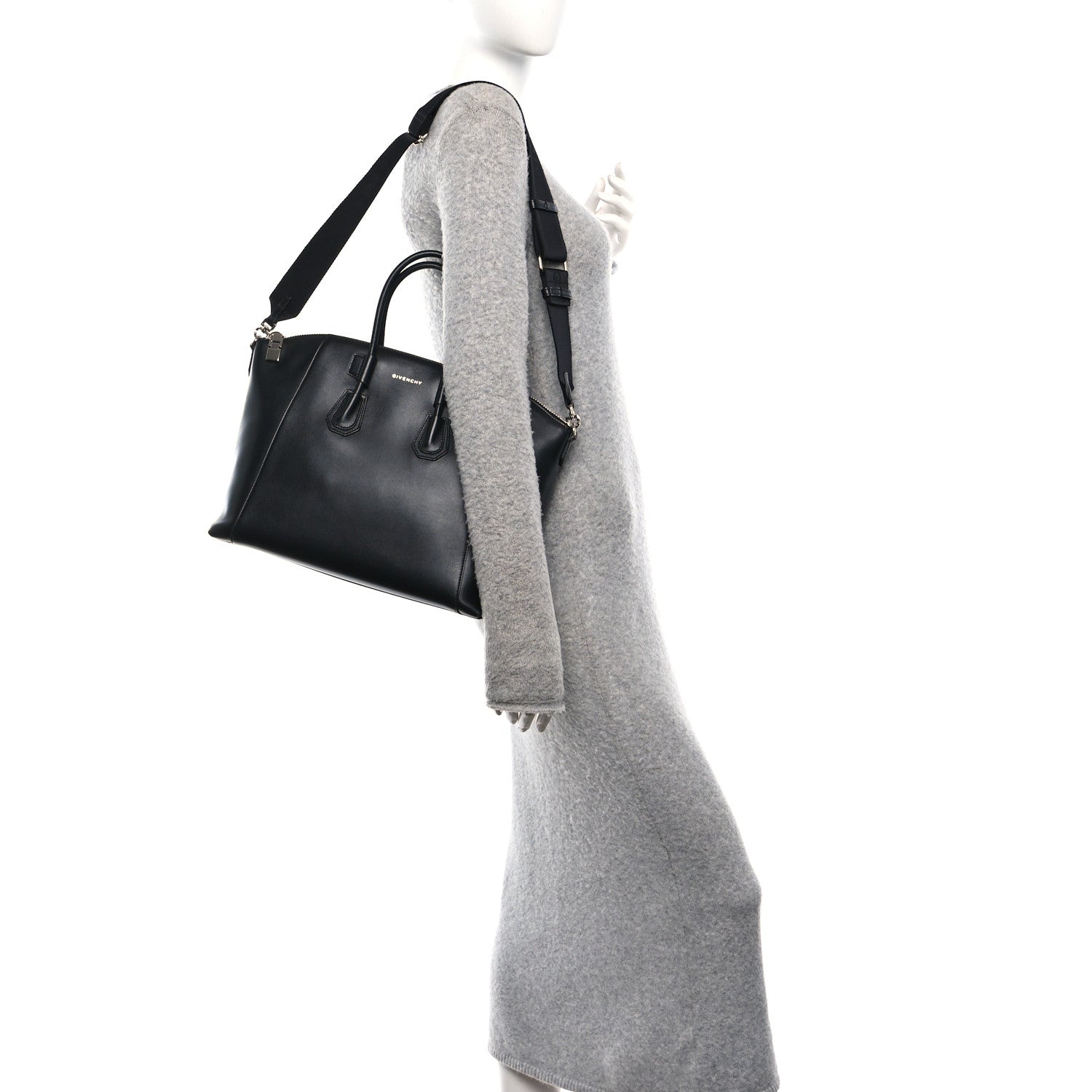 Givenchy Box Calfskin Small Antigona Sport Top Handle Bag Black 2 of 13