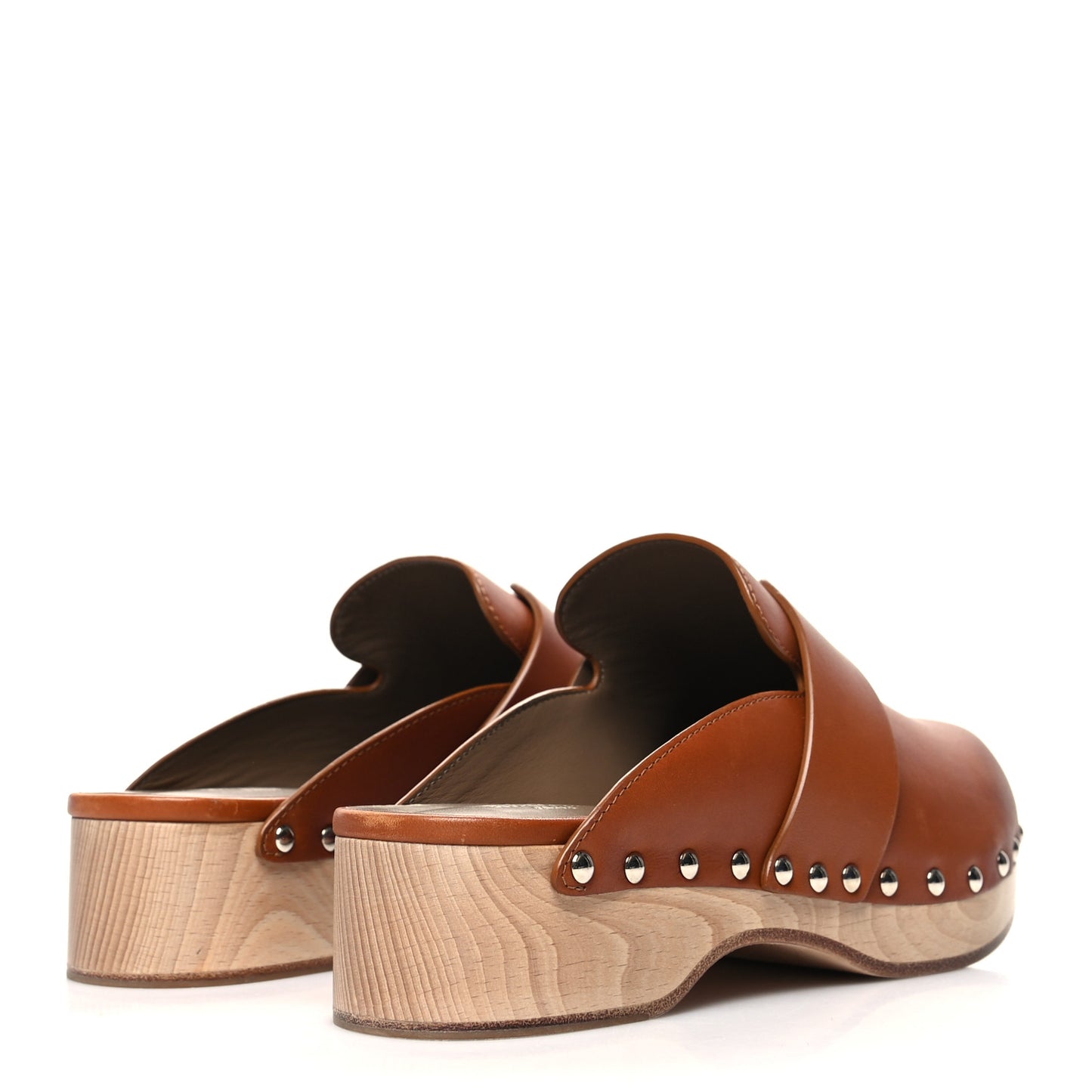 Calfskin Calya Mules 37 Naturel