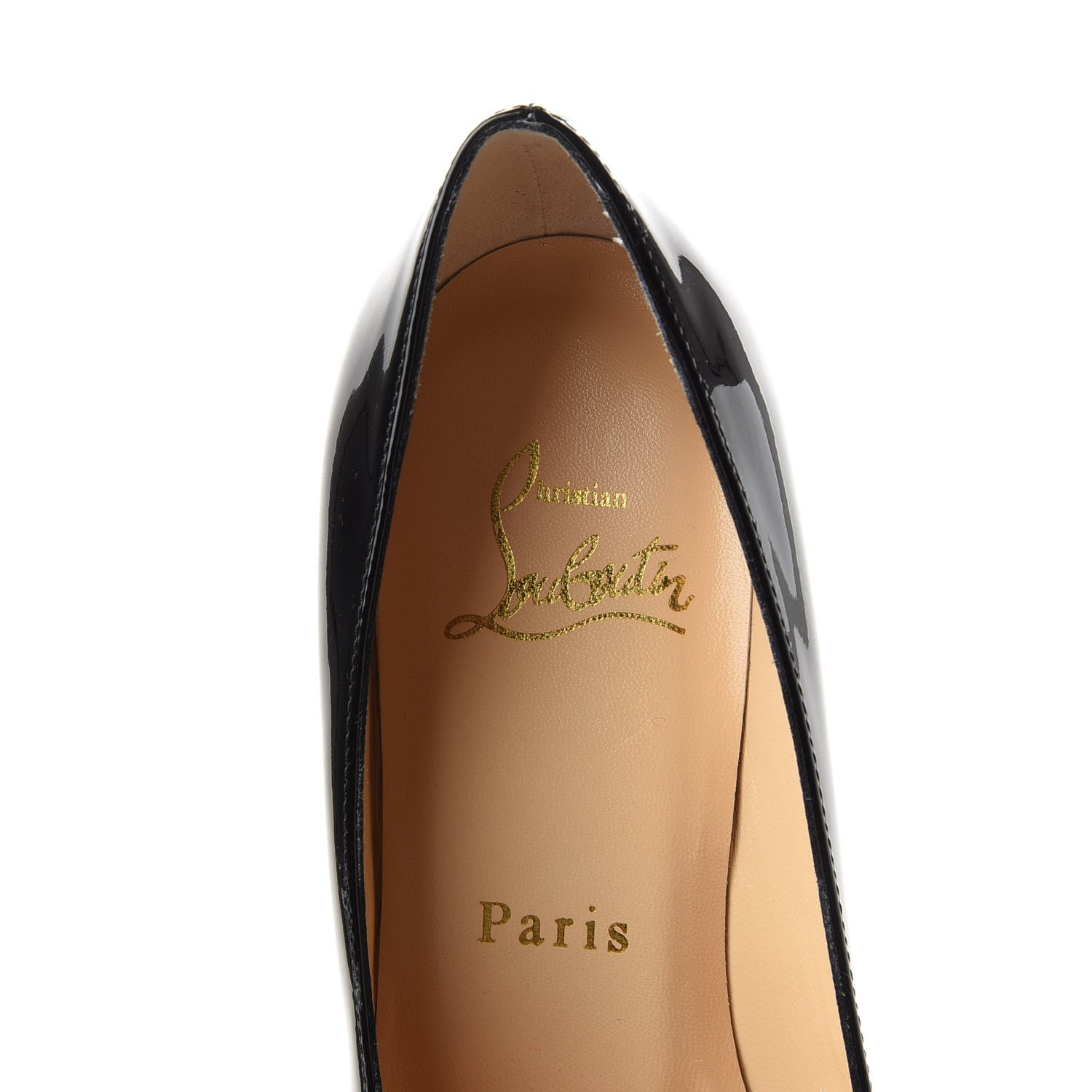 Christian Louboutin Patent New Simple 100 Pumps 35 Black 8 of 9