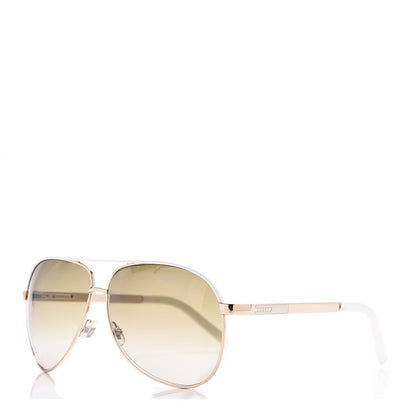 Gucci Aviator Sunglasses 1827/S White Gold 1 of 7