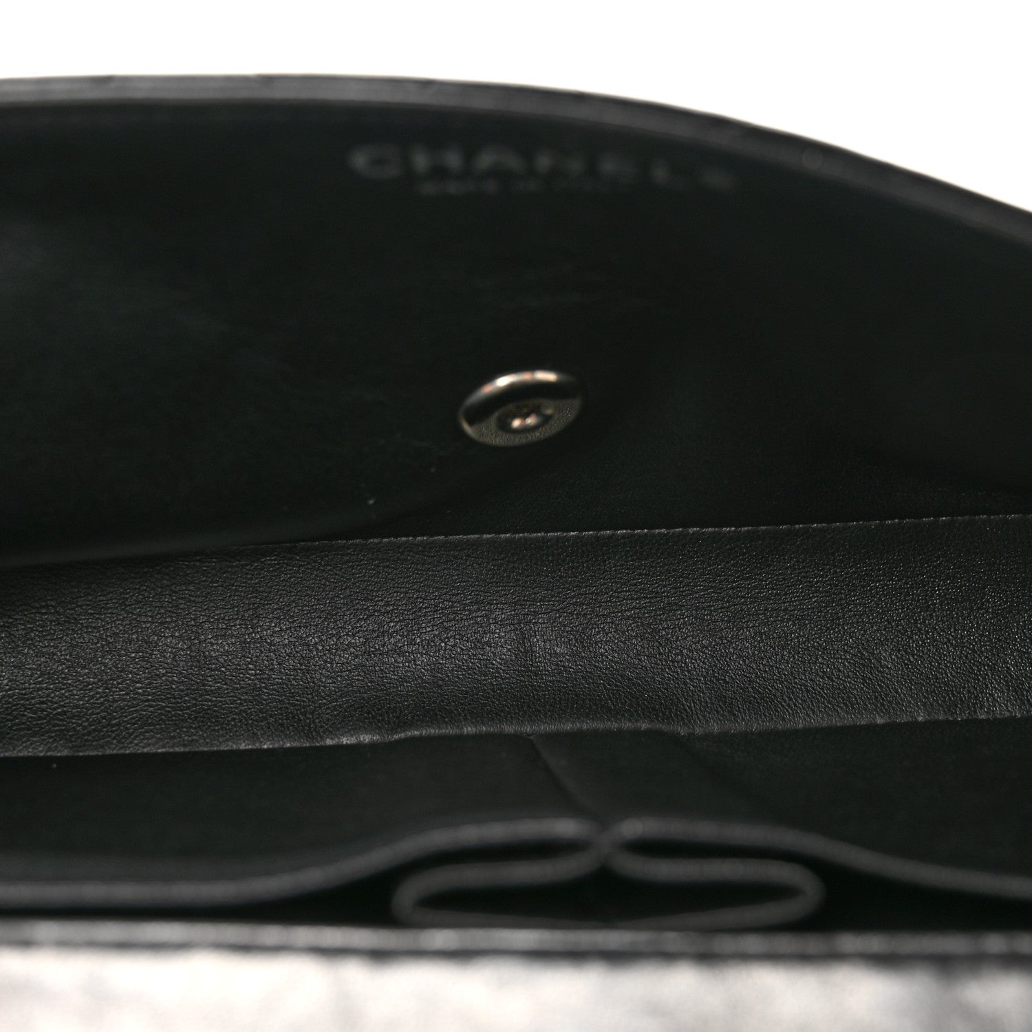 Chanel Lambskin Quilted East West Flap Black 5 of 13