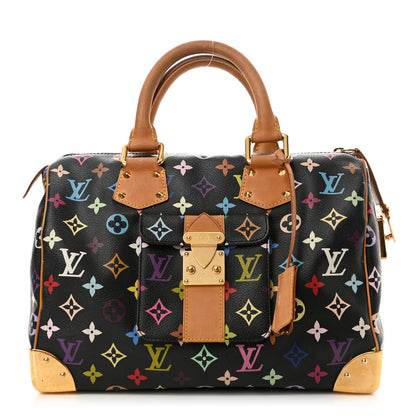 Louis Vuitton Monogram Multicolor Speedy 30 Black 1 of 15