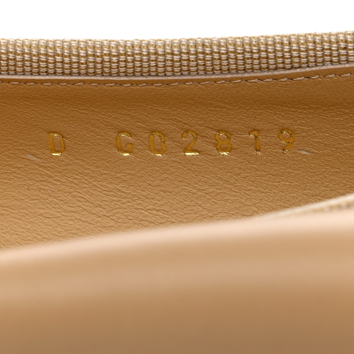 Chanel Lambskin Cap Toe CC Ballerina Flats 38 Beige Black 7 of 9
