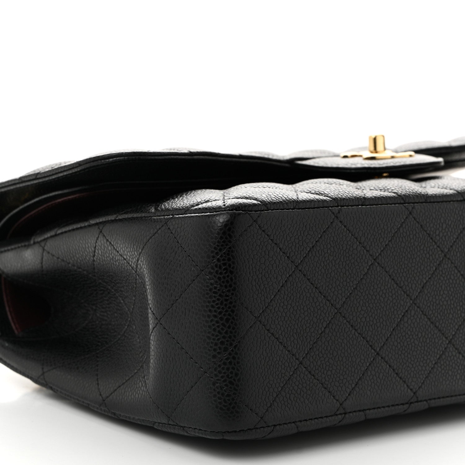 Chanel Caviar Quilted Jumbo Double Flap Black 9 of 11