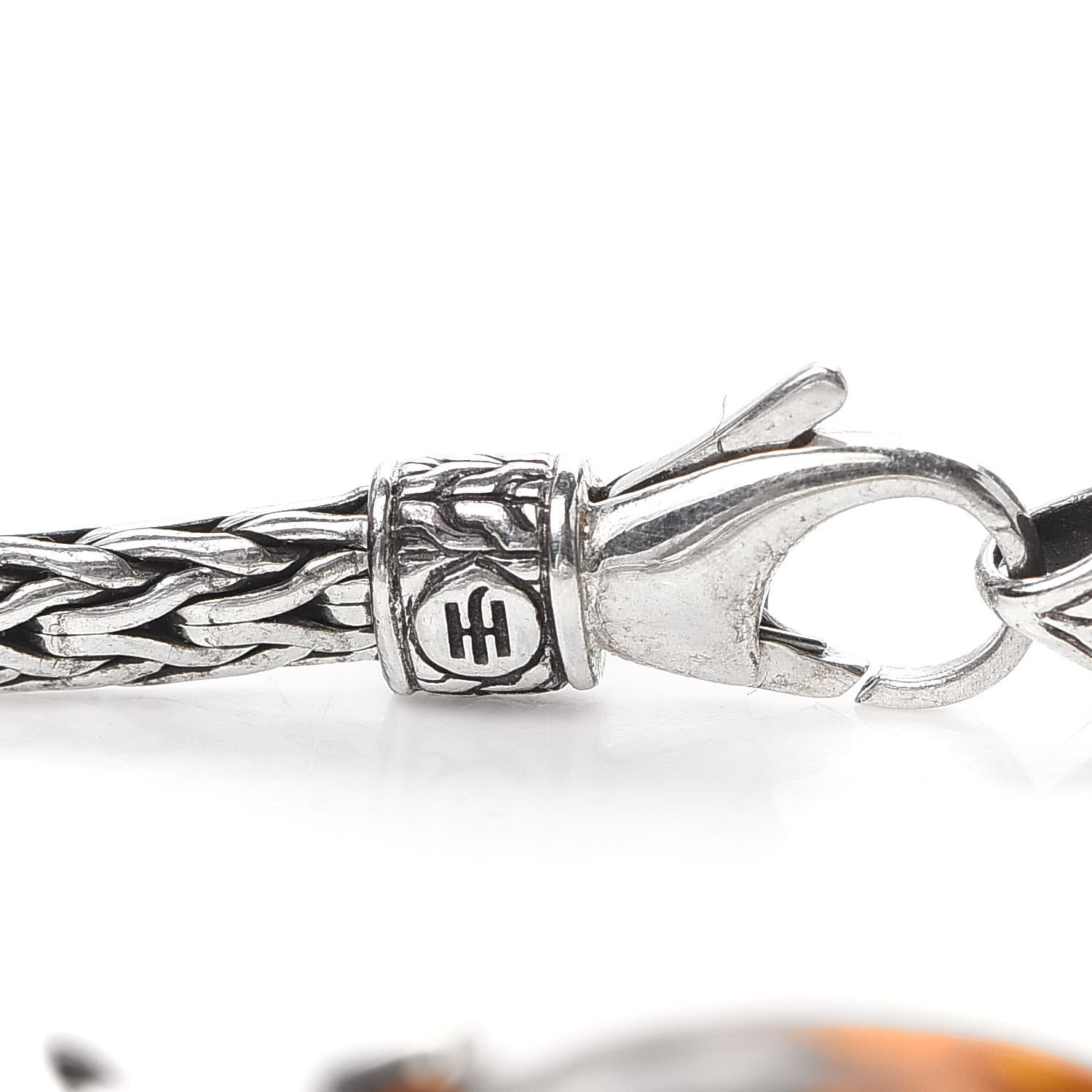 John Hardy Sterling Silver Citrine Asli Classic Chain Link Station Bracelet 4 of 5