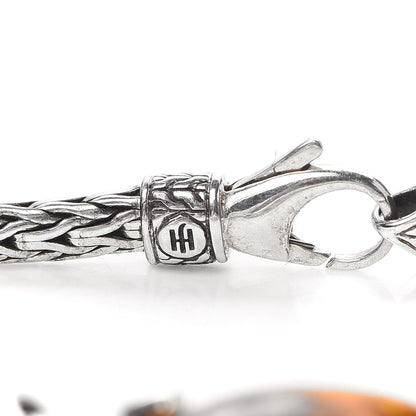 John Hardy Sterling Silver Citrine Asli Classic Chain Link Station Bracelet 4 of 5