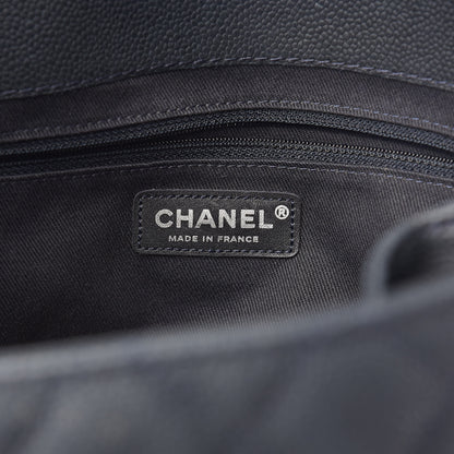 Chanel Iridescent Caviar Medium Lady Pearly Flap Blue 6 of 10