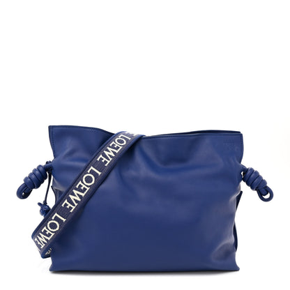 Loewe Satin Calfskin Monochrome Flamenco Knot Clutch Deep Purple Glaze 1 of 11