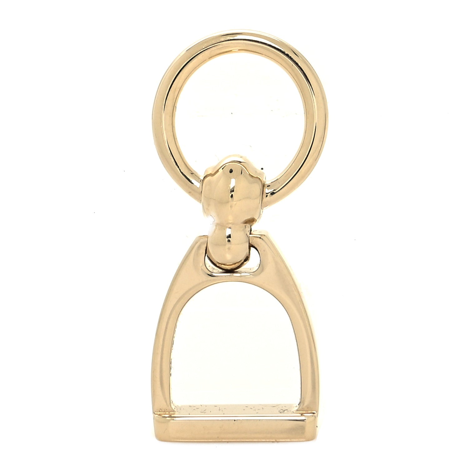 Hermes Permabrass Etrier Charm Scarf Ring 1 of 3
