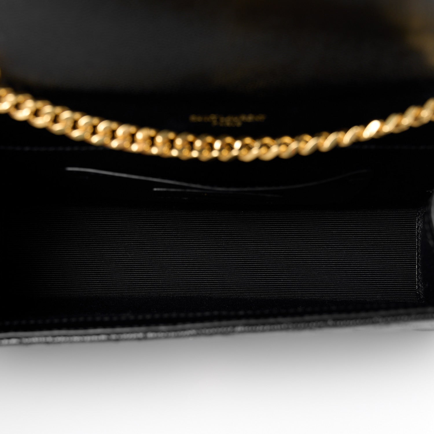 Saint Laurent Grain De Poudre Textured Mixed Matelasse Triquilt Small Monogram Satchel Black 5 of 11