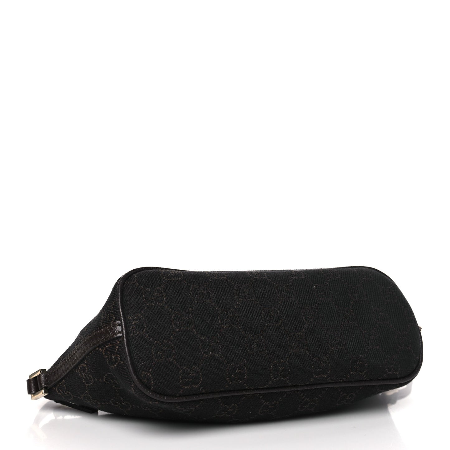 Denim Monogram Boat Pochette Dark Brown