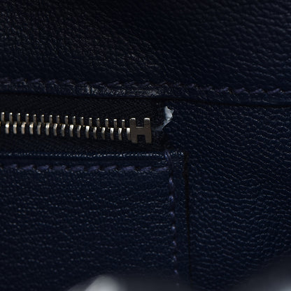 Hermes Taurillon Clemence Birkin 40 Bleu De Prusse 17 of 41