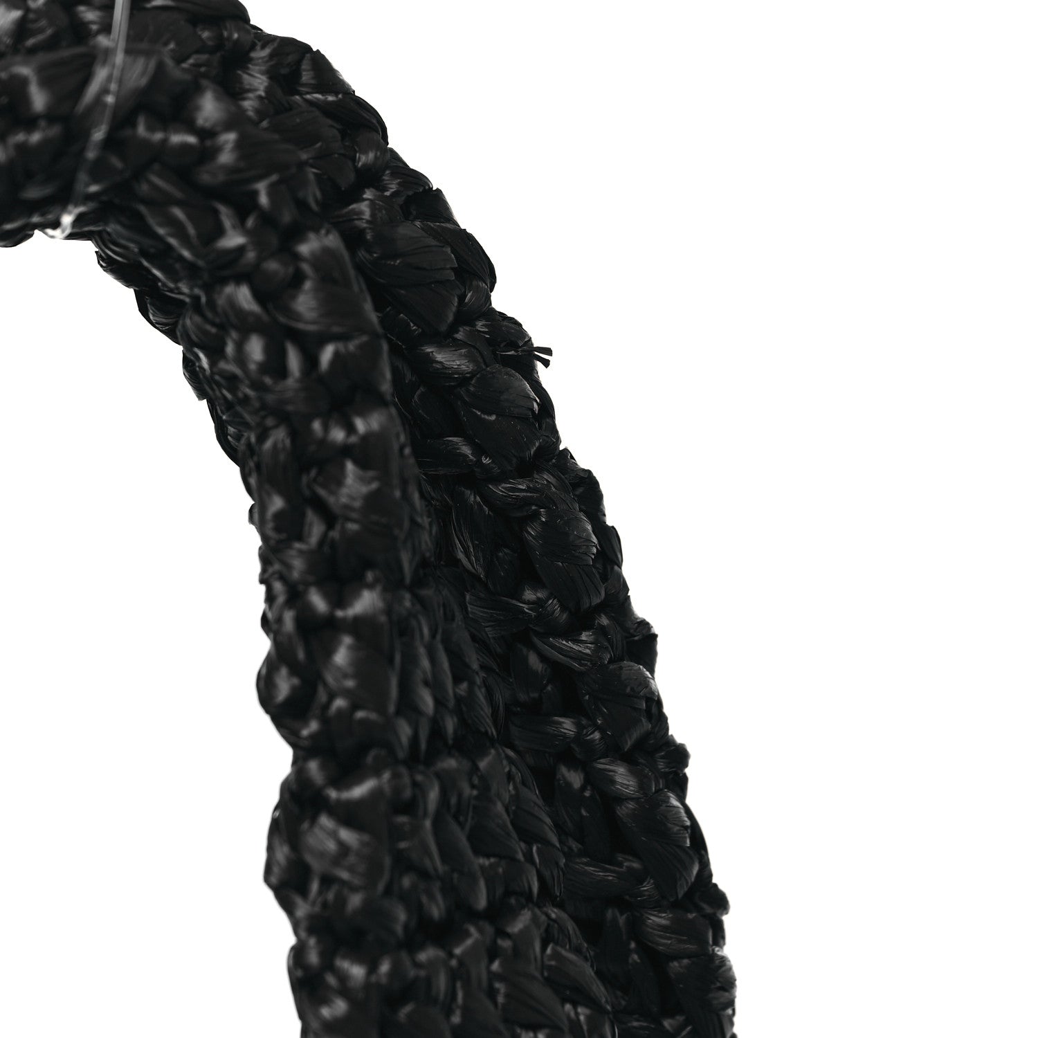 Saint Laurent Raffia Rive Gauche Tote Black 11 of 12