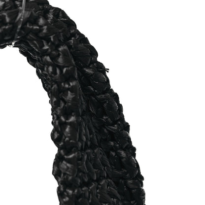 Saint Laurent Raffia Rive Gauche Tote Black 11 of 12