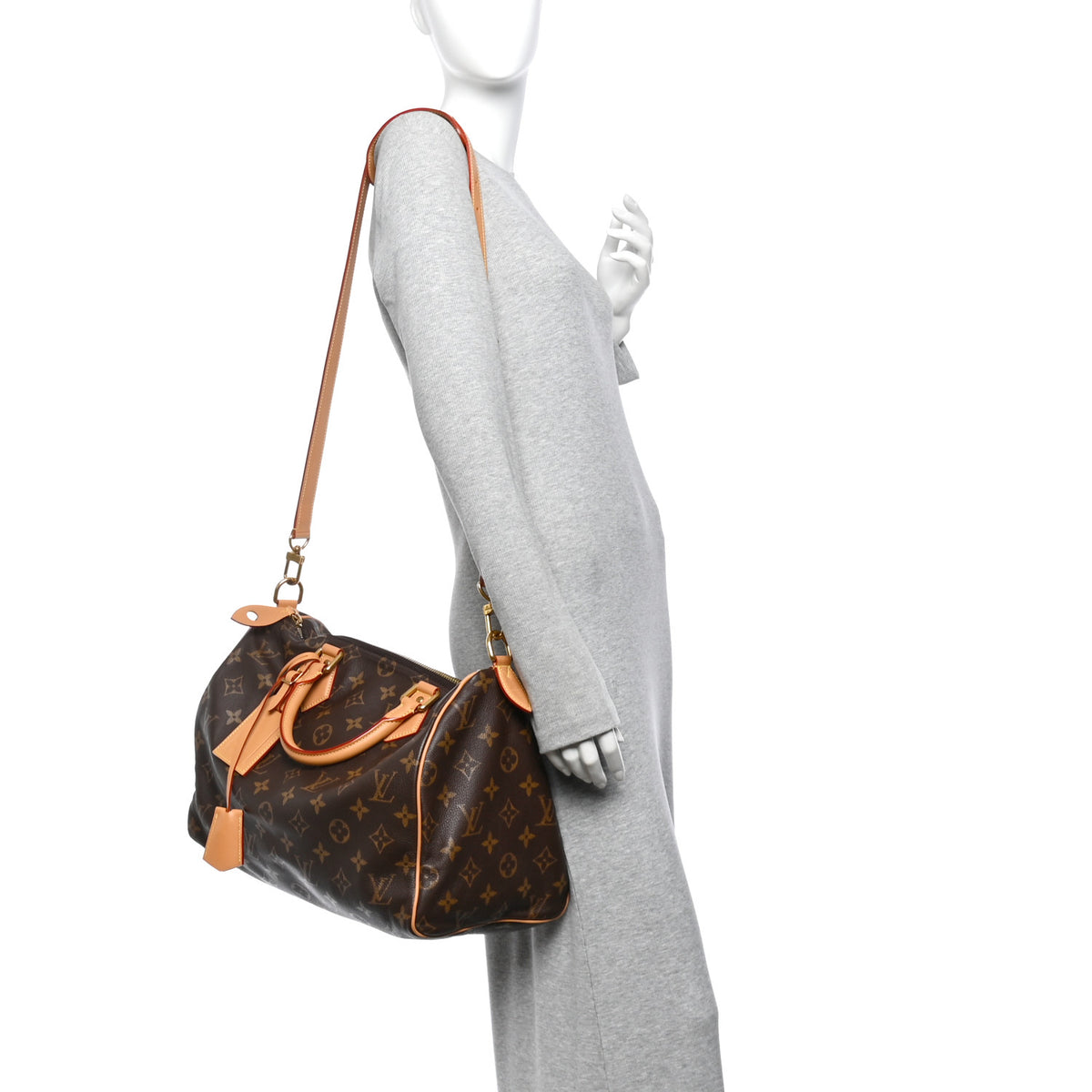 Louis Vuitton Calfskin Monogram Speedy P9 Bandouliere 40 2 of 10
