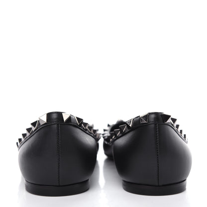Valentino Garavani Nappa Rockstud Ballerina Flats 37 Black 7 of 10