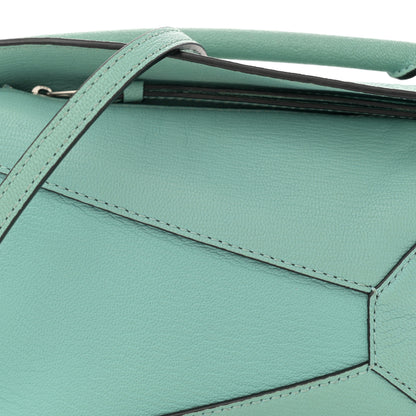 Loewe Goatskin Mini Puzzle Edge Bag Fresh Mint 8 of 13