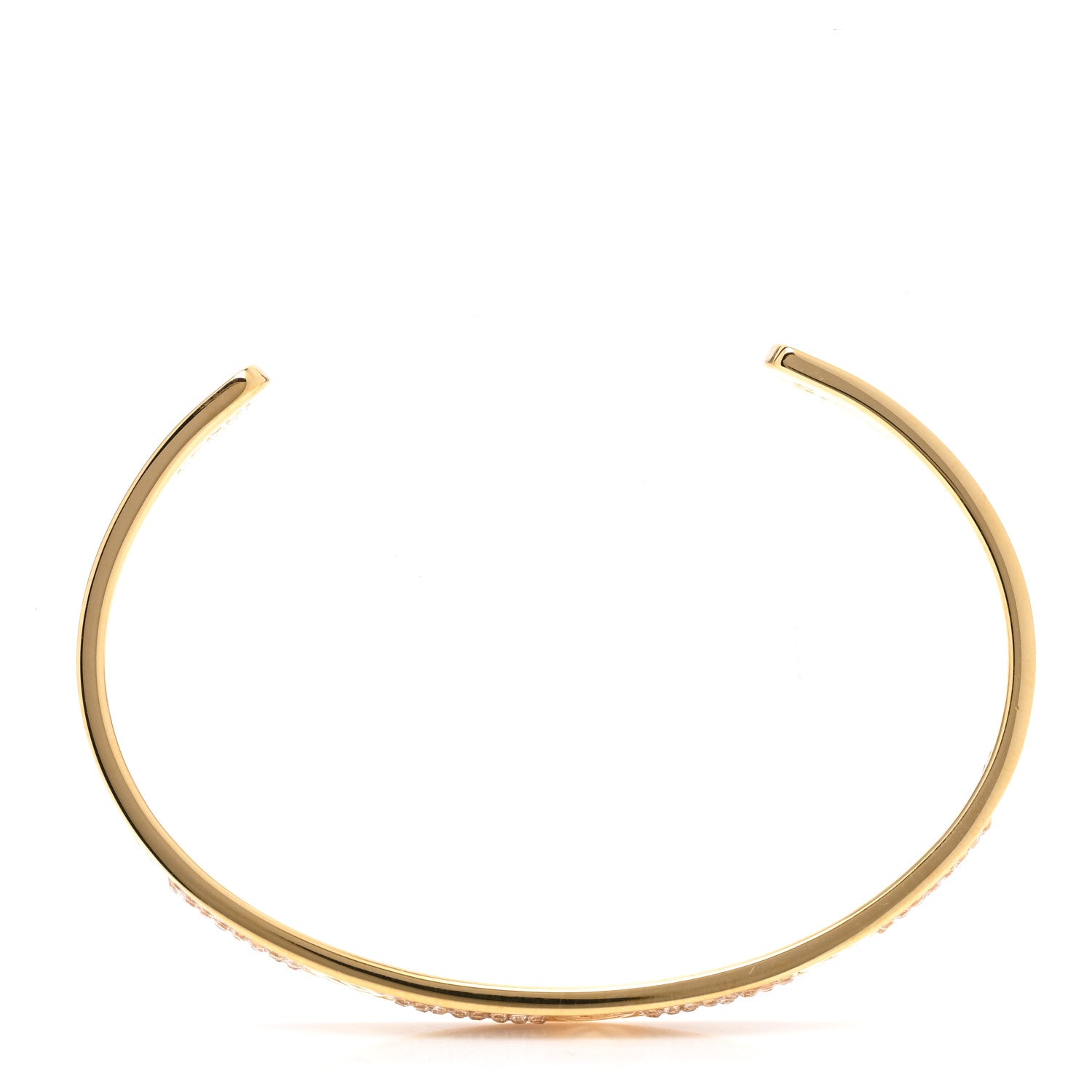 Fendi Metal Crystal F Is Fendi Bracelet S Gold 6 of 7
