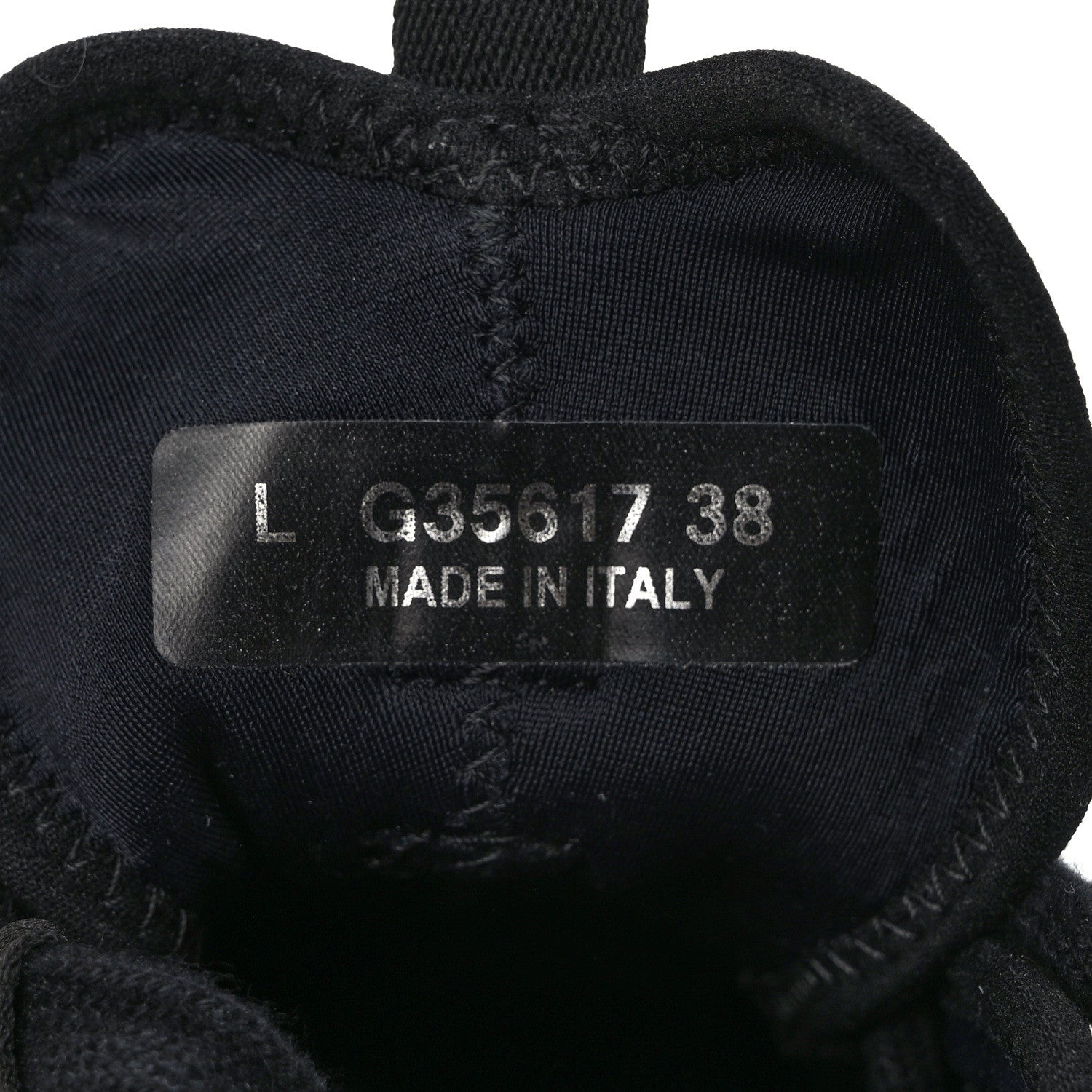 Chanel Velvet Calfskin Mixed Fibers CC Sneakers 38 Black 9 of 10