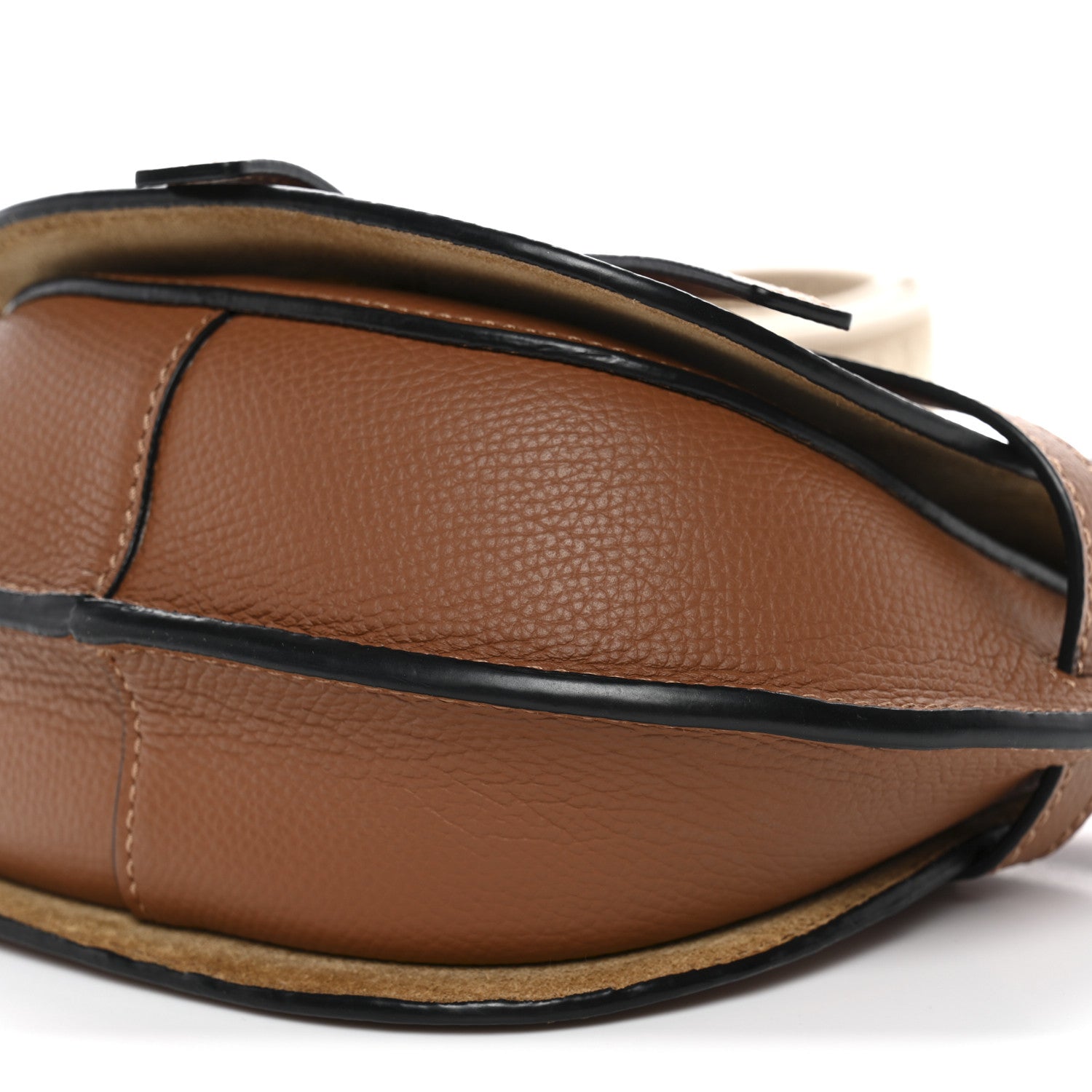 Loewe Calfskin Jacquard Mini Gate Dual Bag Tan 9 of 10
