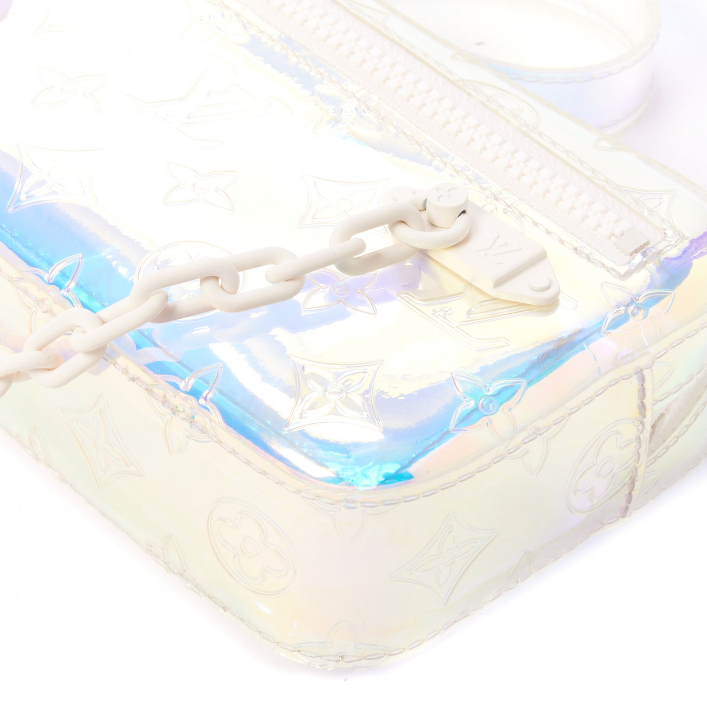 PVC Monogram Pochette Volga Iridescent Prism